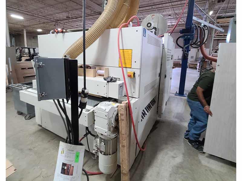 43" DMC #Unisand-K-1100, 3-Head Bottom & 3-Head Top Wide Belt, 44" x 103" abrasive belts, 18.5 kW/15 kW roll - Image 7
