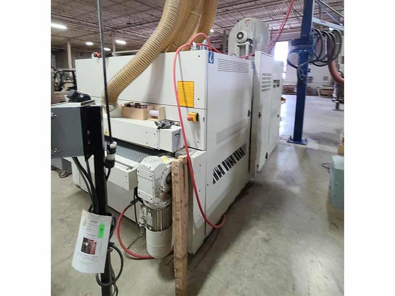 43" DMC #Unisand-K-1100, 3-Head Bottom & 3-Head Top Wide Belt, 44" x 103" abrasive belts, 18.5 kW/15 kW roll - Image 8