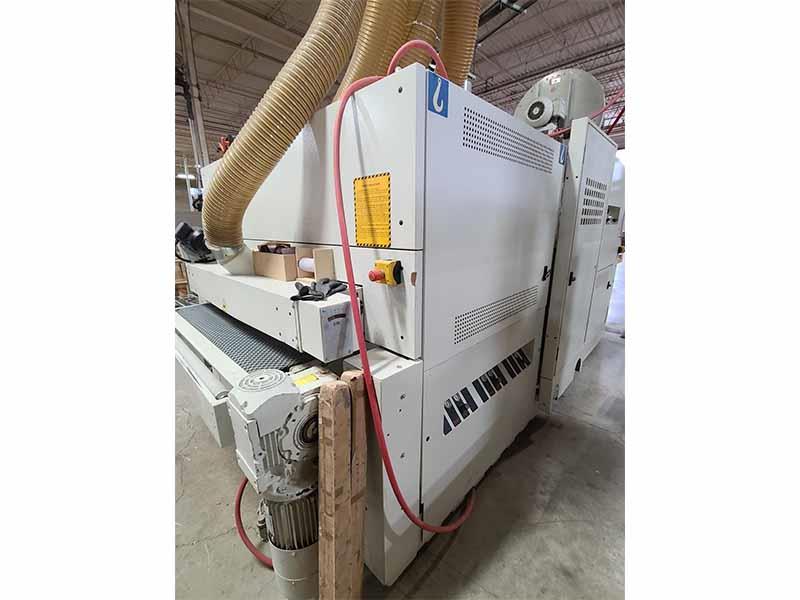 43" DMC #Unisand-K-1100, 3-Head Bottom & 3-Head Top Wide Belt, 44" x 103" abrasive belts, 18.5 kW/15 kW roll - Image 10