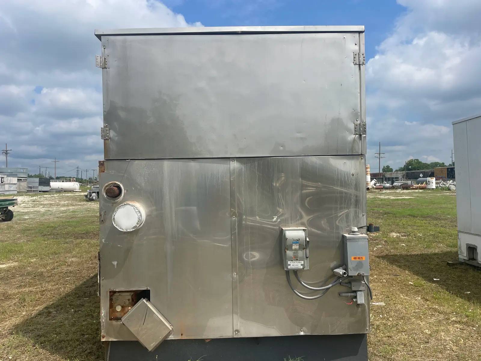 70 Ton, Turbo #CAR-144, plate ice maker, Serial No: 8510400. Previous Refrigerant: Ammonia. Test Pressure - - Image 4