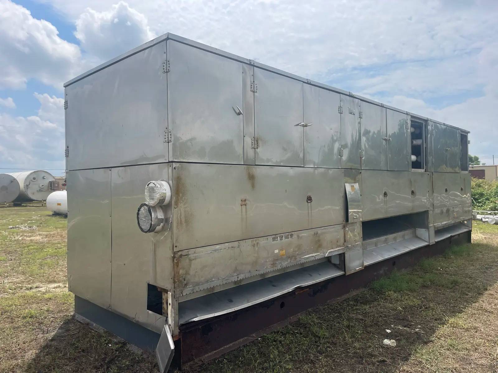 70 Ton, Turbo #CAR-144, plate ice maker, Serial No: 8510400. Previous Refrigerant: Ammonia. Test Pressure - - Image 9