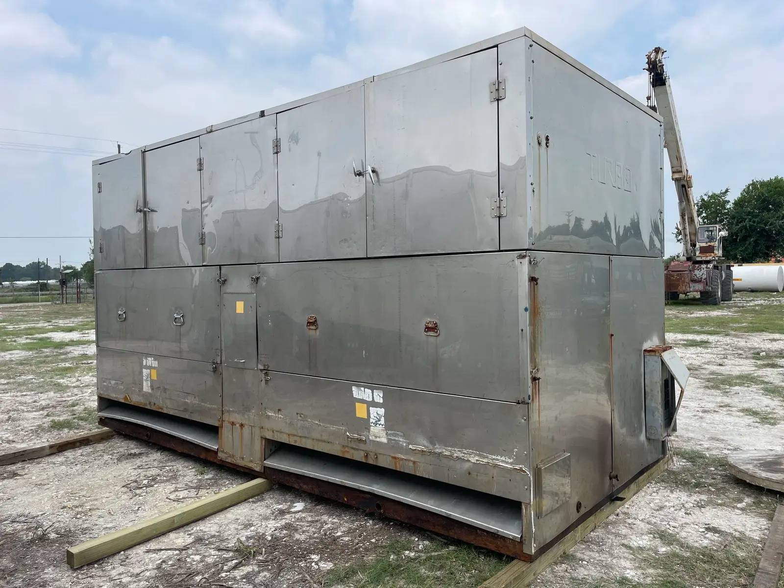28 Ton, Turbo #CAR56LR, Plate Ice Maker, Stainless Steel, Serial No: 901450, Refrigerant: Ammonia - Image 8