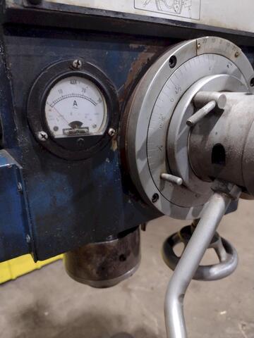 5' -13" Sharp #RD-1600, radial arm drill, 35.5" elevating height of arm, #5MT - Image 9