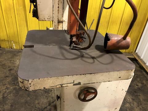 19.5" x 13.5" Powermatic #89, vertical band saw, 1" x 150" blade, variable speed, 20" wheel, blade welder - Image 9
