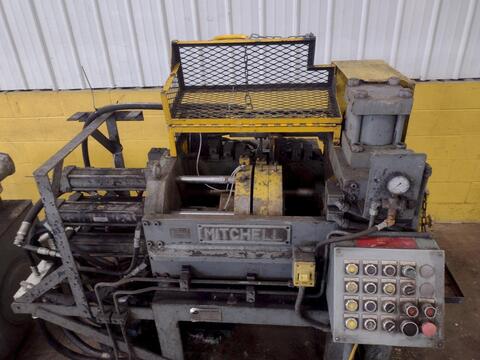 Mitchell, 4 die in line tubular conveyor roll shaft end forming machine, 25000 lb. - Image 6