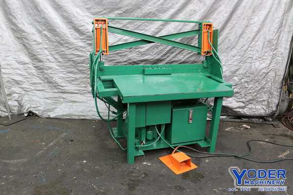 Hydraulic tension stand, 60", 2 cylinders,self contained tank & pump,foot pedal, #69802 - Image 1