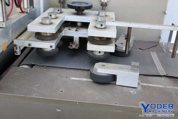 System Packaging #1000-8, wrapper, 2"-8" material width, entry/exit conveyor, #70696 - Image 10
