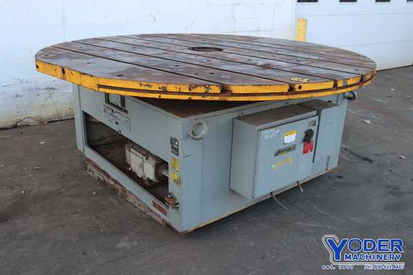 Aronson #FT200-B, welding table, 96" table diameter, 200000 lb. capacity, 10 HP, #72507 - Image 1