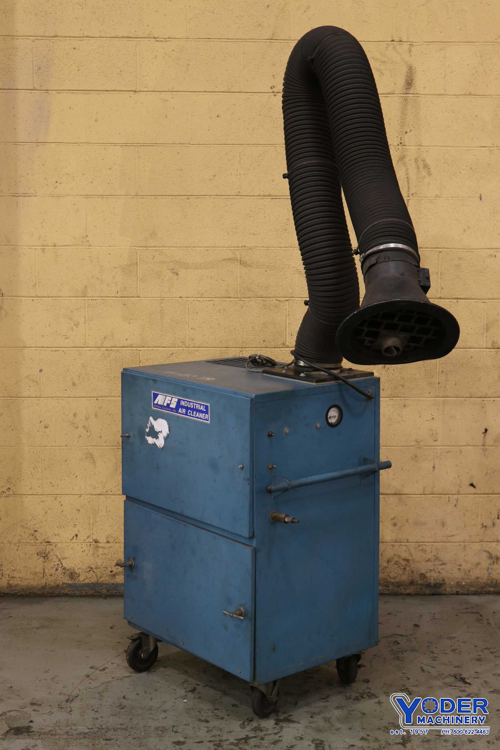Air Flow Systems #Mini-Pac, portable air cleaner, 300 cfm, 2 cartridges, 3/4 HP, #73102 - Image 8