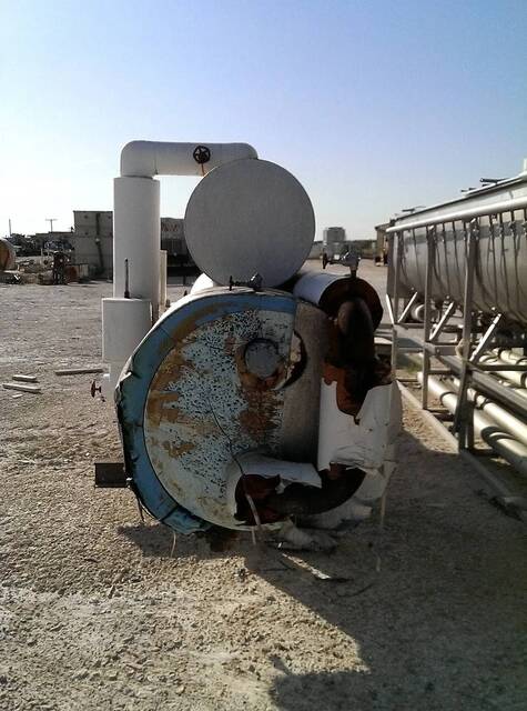 150 Ton, Vilter, Ammonia Shell & Tube Liquid Chiller, 6 passes, 1.25" tube diameter, 4" port - Image 5
