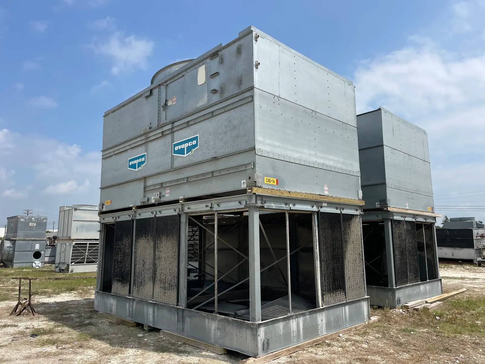 957 Ton, Evapco ATC-1915E-1G, Evaporative Condenser, 2 Motors, 1 Tower Unit, 155300 CFM, 1200 GPM - Image 4