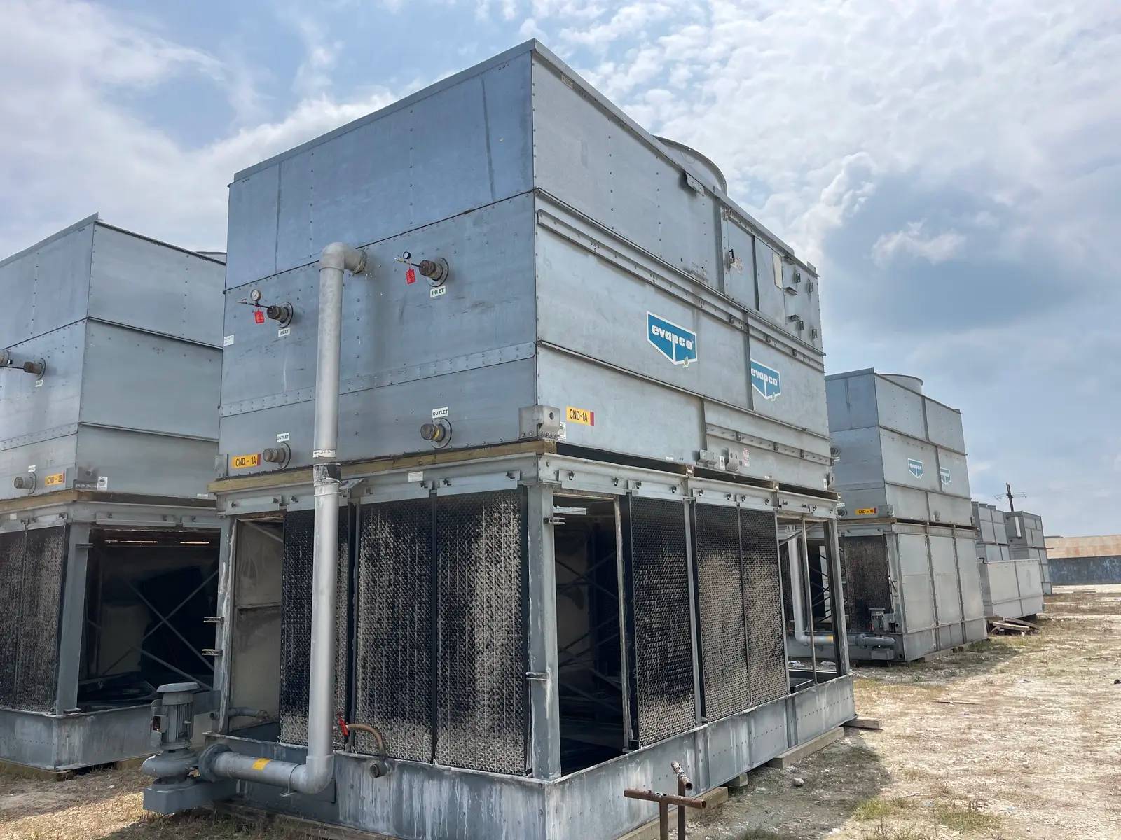 957 Ton, Evapco ATC-1915E-1G, Evaporative Condenser, 2 Motors, 1 Tower Unit, 155300 CFM, 1200 GPM - Image 10
