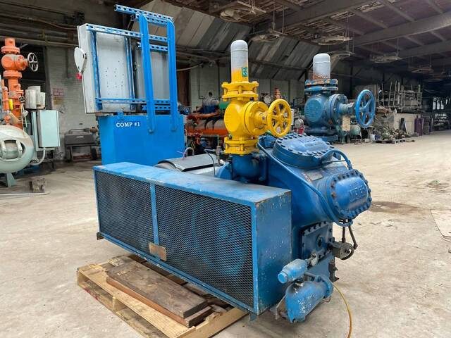 125 HP Vilter 448, 8-Cylinder Reciprocating Compressor Package, Belt Driven, 460V, 1770 RPM, 1200 max RPM, 3" - Image 8