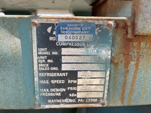 150 HP Frick RWB II 76H, Rotary Screw Compressor Package, 230/460V, 3600 max RPM, 250 psig - Image 10