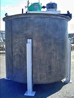 1600 gallon Graver Tank & Mfg. Co., Inc., Inner Dimpled Jacket Stainless Steel Mixing Tank, 5' 9" straight - Image 3
