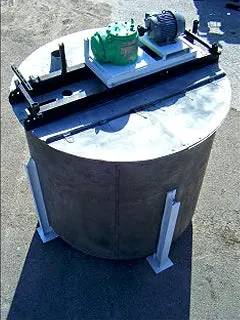 1600 gallon Graver Tank & Mfg. Co., Inc., Inner Dimpled Jacket Stainless Steel Mixing Tank, 5' 9" straight - Image 7