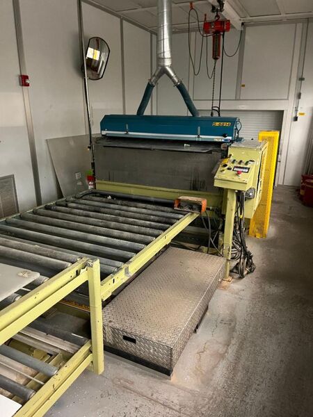 60" Rosenthal sheeter, 6' rolling conveyor, 6' slide conveyor - Image 10