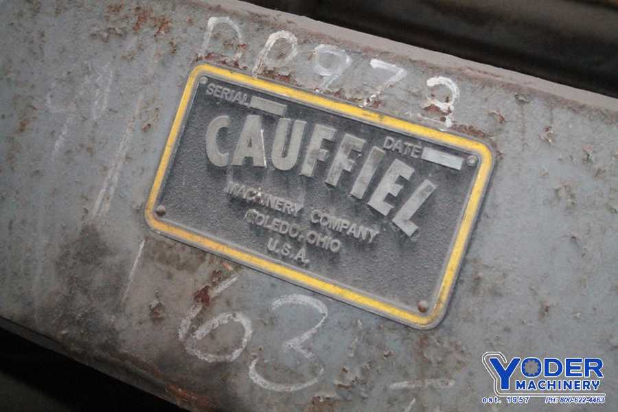 Cauffiel, peeler table, 36" strip width, 20" peeler blade stroke, no hydraulic system, #66174 - Image 3