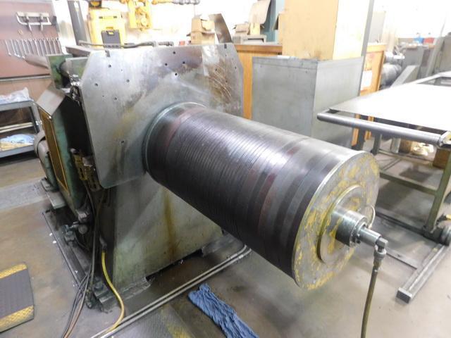 26" x .105" Ruesch #146, slitting line with slip core drum & dual oscillating recoilers, 20000 lb. - Image 4