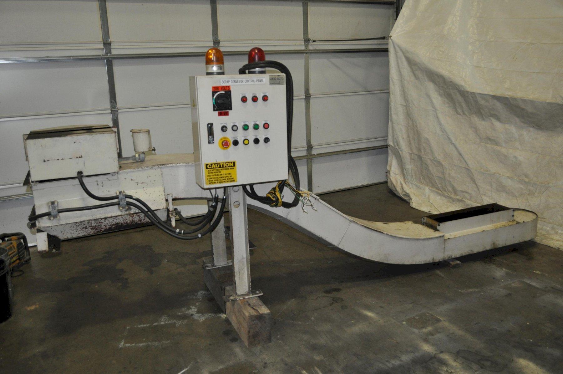 Ohmine, 13' L x 14" W conveyor, 48" base, 2005 - Image 1