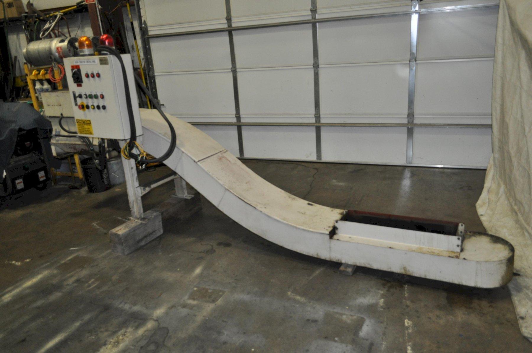 Ohmine, 13' L x 14" W conveyor, 48" base, 2005 - Image 2