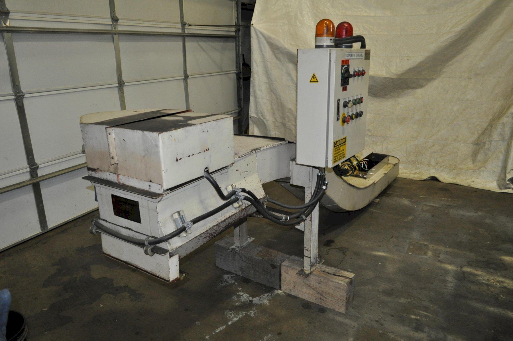 Ohmine, 13' L x 14" W conveyor, 48" base, 2005 - Image 4