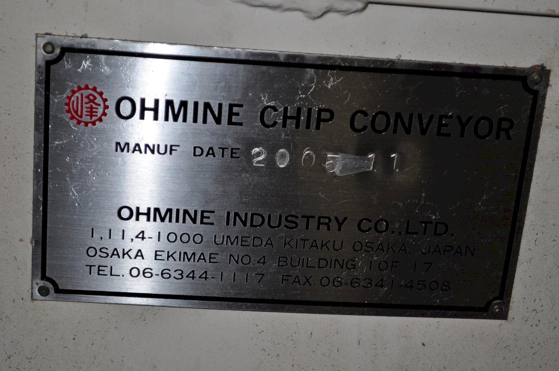 Ohmine, 13' L x 14" W conveyor, 48" base, 2005 - Image 9