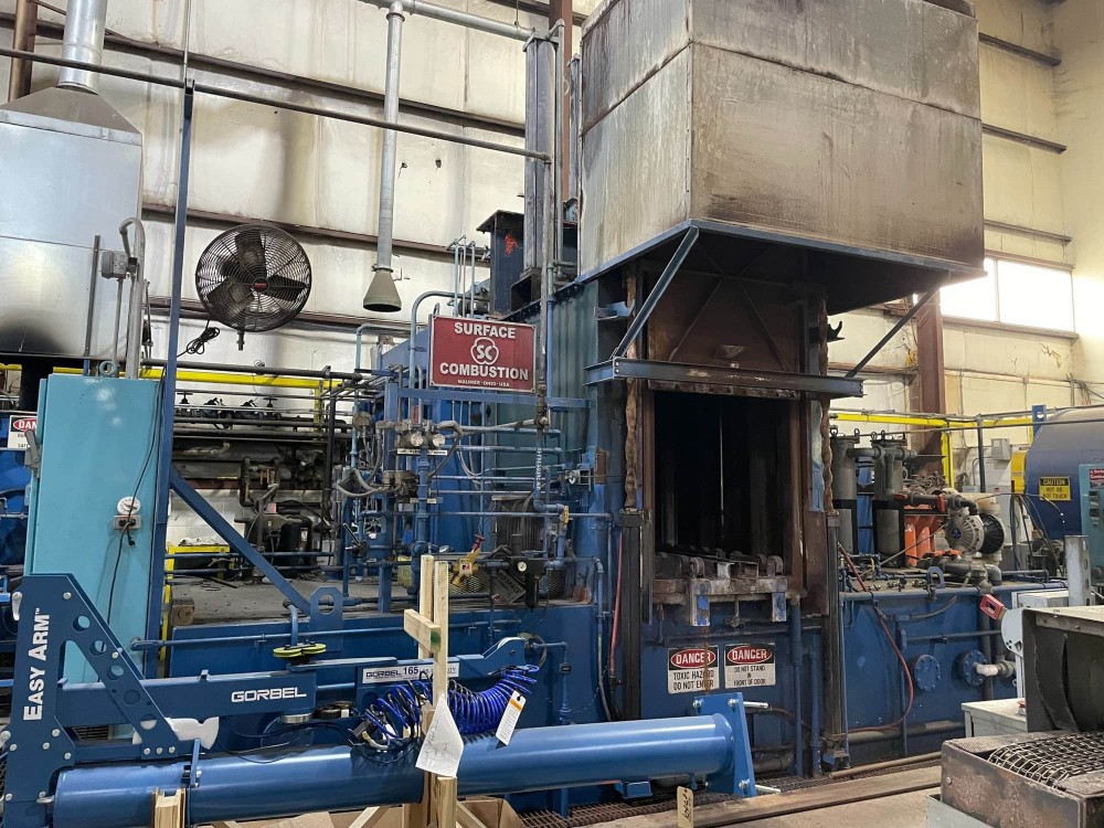 36" width x 48" L x 36" H Surface Combustion Super Allcase Integral Quench Furnace, Gas, 1800°F - Image 2