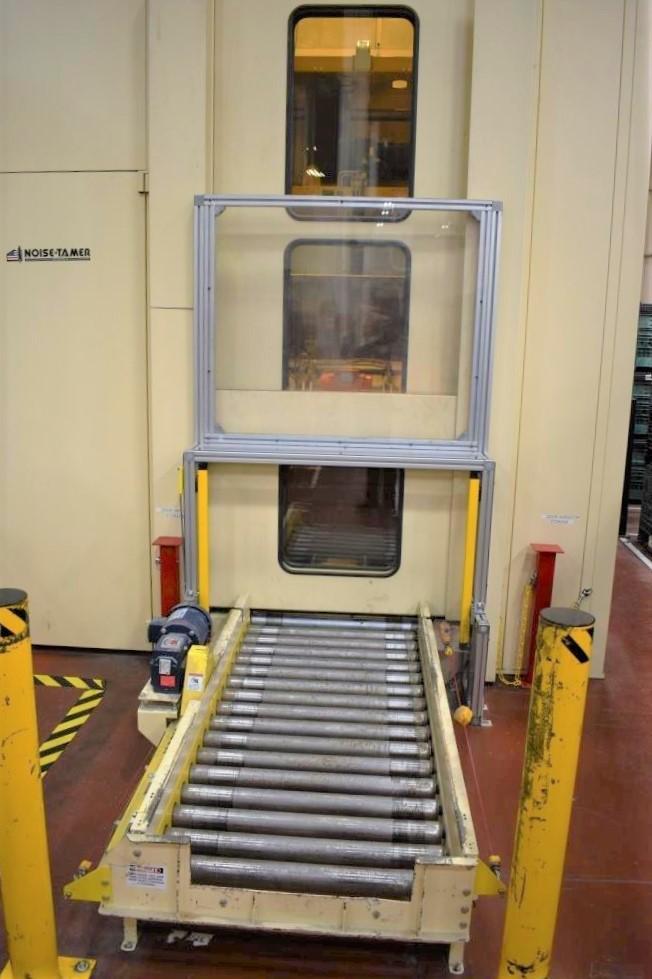 1200 Ton, Minster #E2-1200-120-60, eccentric geared straight-side transfer press, 12" stroke, 44" SH - Image 8