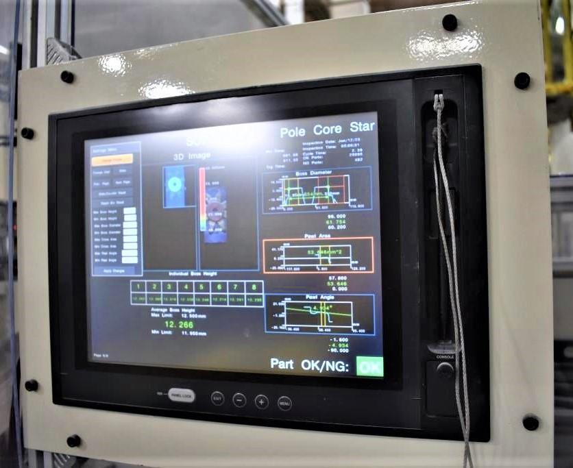 1200 Ton, Minster #E2-1200-120-60, eccentric geared straight-side transfer press, 12" stroke, 44" SH - Image 10