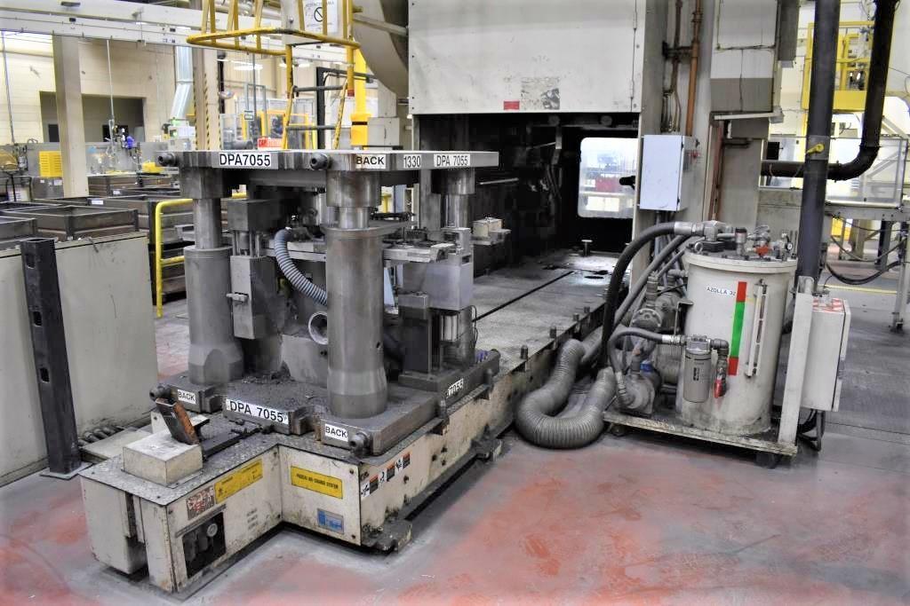 1500 Ton, Aida #PK-1500, Single Point Knuckle Joint Press, 9.84" stroke, 44.1"die height - Image 4