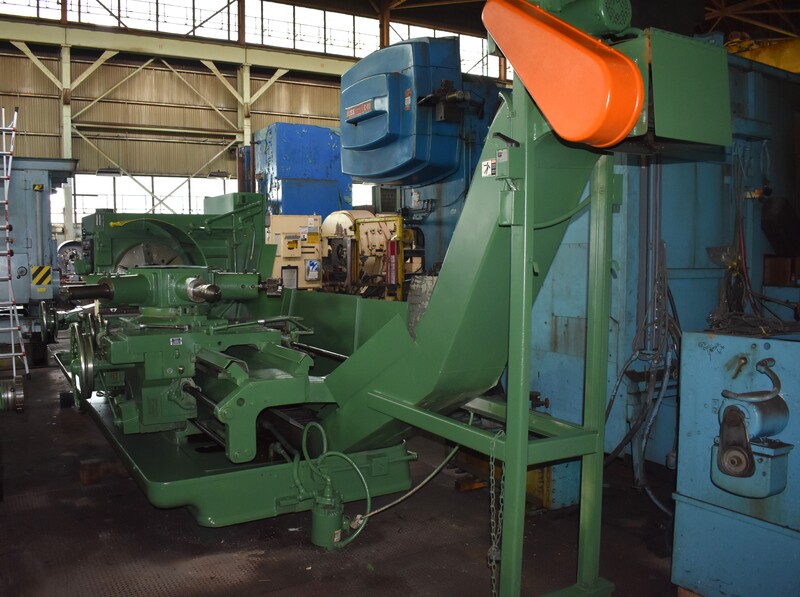 No. 4A Warner & Swasey, M3550, square head, saddle type turret lathe, 29.5" swg o/bed ways, 9.3" spdl hole - Image 4