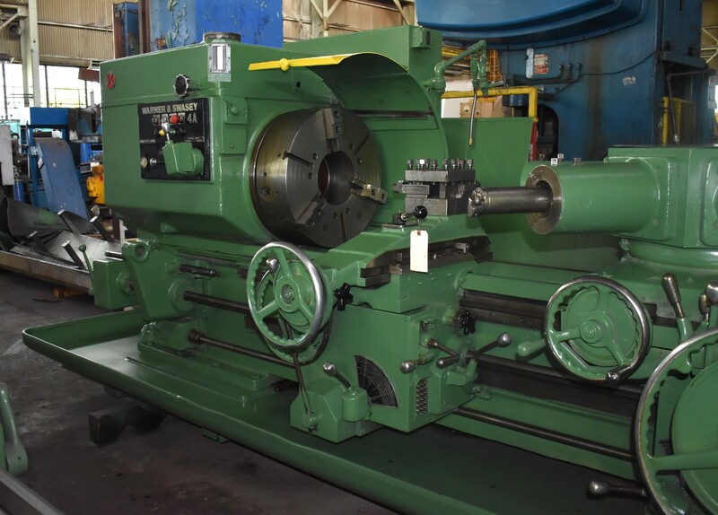 No. 4A Warner & Swasey, M3550, square head, saddle type turret lathe, 29.5" swg o/bed ways, 9.3" spdl hole - Image 6