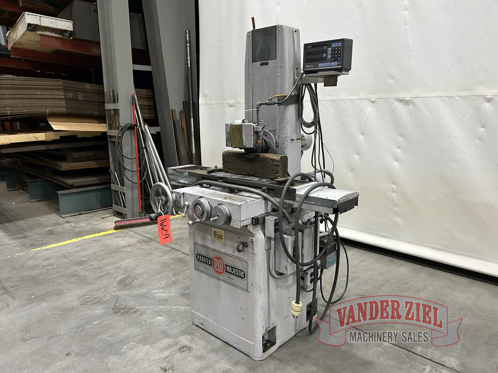 8" x 16" Reid Surface Combustion grinder, #16659 - Image 4