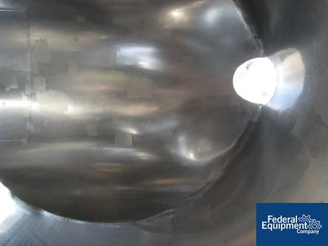 50 cu.ft. Patterson, 304 Stainless Steel twin shell blender, 5 HP, 55# Density - Image 4