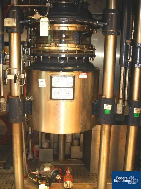 42 gallon R & M Italia Reactor Train, Glass, 160 liter, removable dish top, dish bottom - Image 2