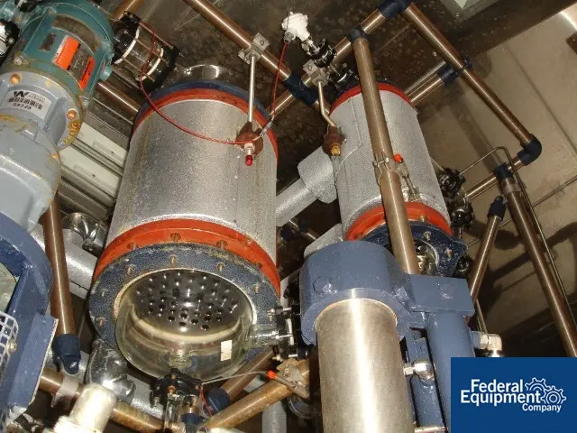 42 gallon R & M Italia Reactor Train, Glass, 160 liter, removable dish top, dish bottom - Image 8
