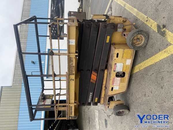 1245 lb. Grove #SM3160E, scissor lift, 31'17" working height, 2 MPH, #74952 - Image 9