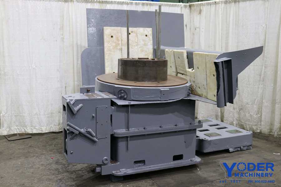 Morgan #6, wire drawing push up block, single deck, 26" block diameter, 48" base diameter, #18688 - Image 1