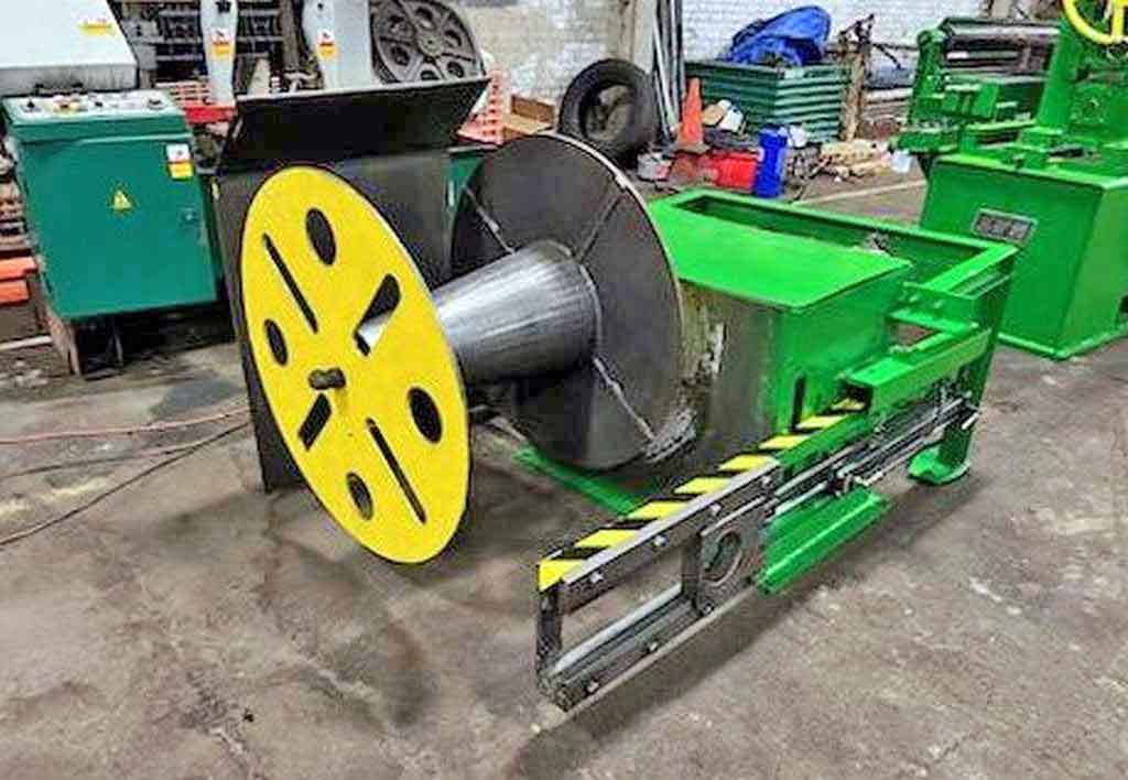 36" x 5" SPM, slitting line, 20000 lb., 16"-20" ID, entry & exit passline roll, hydraulic expansion - Image 5