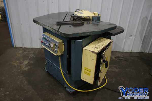1/8" x 8-5/8" x 8-5/8" Amada #CSW-220, corner notcher & coper, 36 SPM, 3 HP, #76771 - Image 10