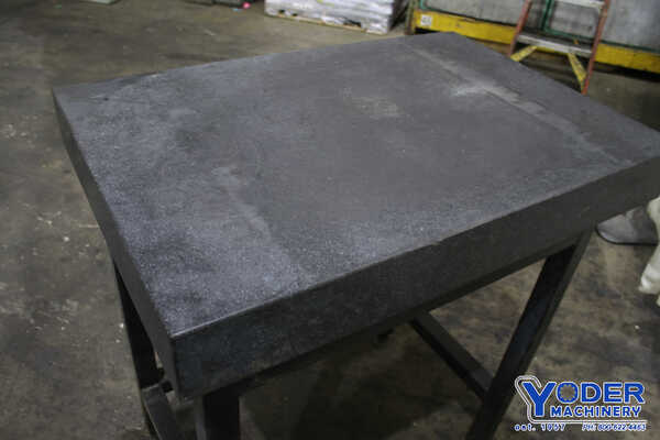 24" x 36" x 4-1/2" Black granite Surface Combustion plate, #74499 - Image 9