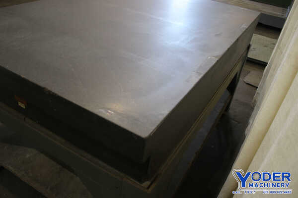 72" x 48" x 12", Rahn, gray granite plate, #75769 - Image 5