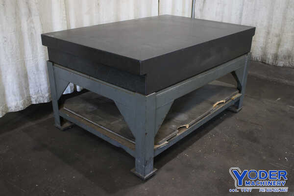 72" x 48" x 12", Rahn, gray granite plate, #75769 - Image 9