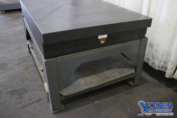 72" x 48" x 12", Rahn, gray granite plate, #75769 - Image 10