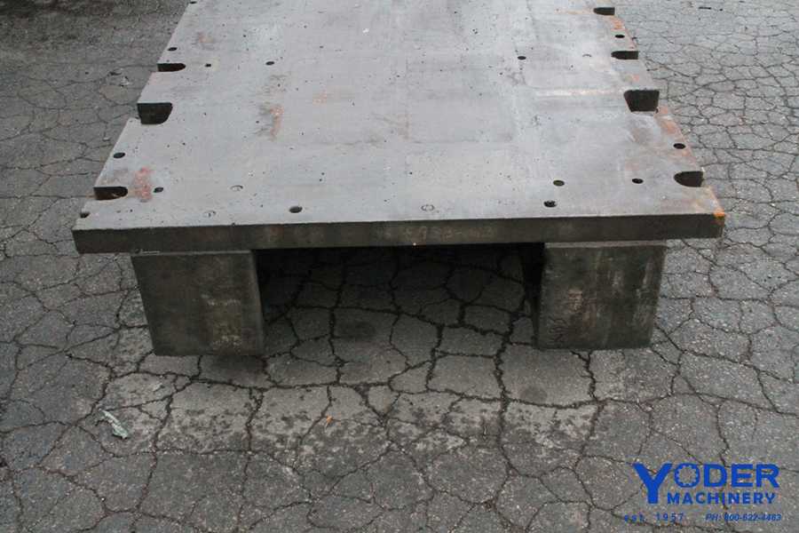 72" L x 48" width x 2" H, Bolster plate, #62412 - Image 3