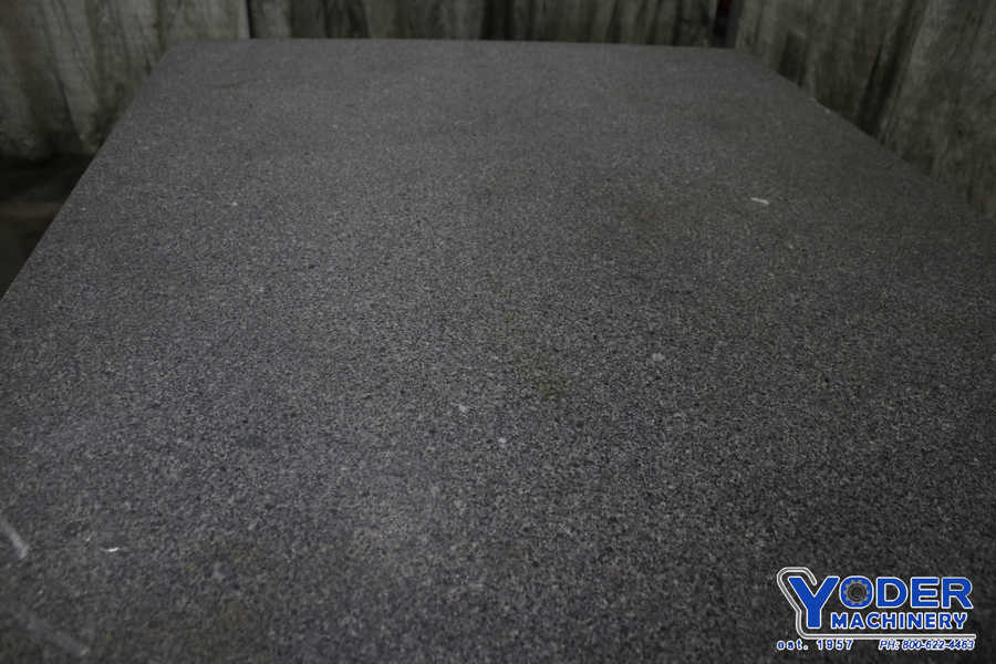 48" x 60" x 10" Tru Stone, Sierra gray granite table on stand, #76219 - Image 4