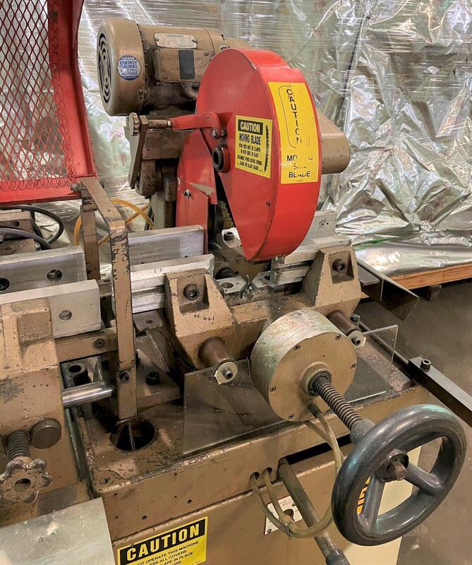 14" Kalamazoo #FA-350A, automatic cold saw, non-ferrous, 5" dia. solids, 3 HP - Image 5