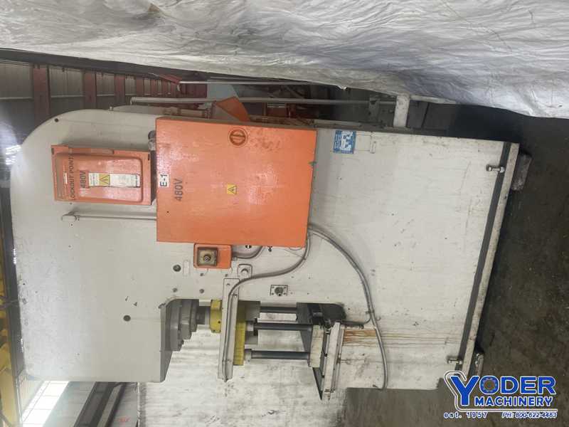 75 Ton, Denison #OA75C492ED62, hydraulic C-frame press, 15" stroke, 30" daylight, 13" throat, #76685 - Image 4