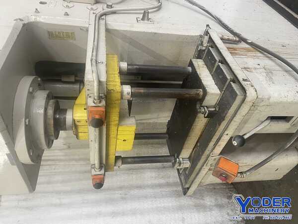 75 Ton, Denison #OA75C492ED62, hydraulic C-frame press, 15" stroke, 30" daylight, 13" throat, #76685 - Image 7